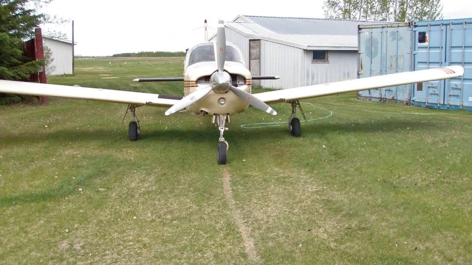 Exterior view of a 1970 Piper PA-28R-200 for sale in SK
