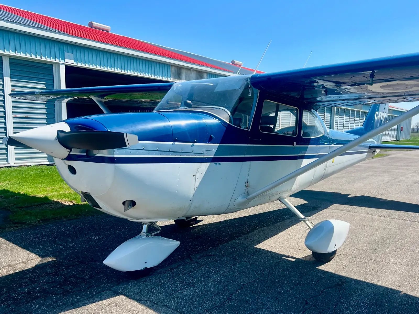 Exterior view of a 1967 Cessna 172H for sale in ON