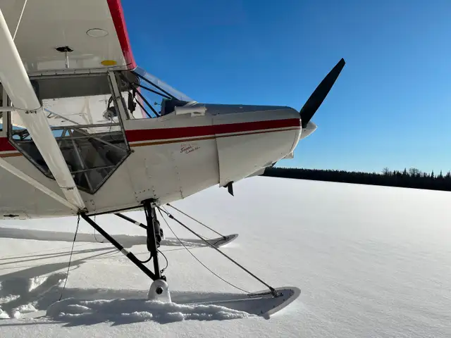 Exterior view of a 1947 Piper PA-12 for sale in BC
